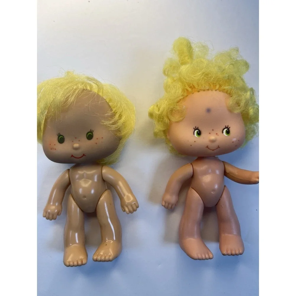 2 Vtg 1979 Kenner Strawberry Shortcake Baby Lemon Meringue
